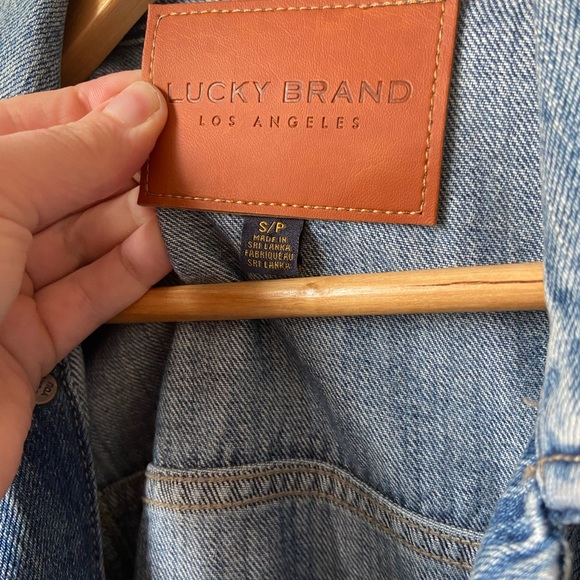 Oversized Boyfriend Trucker Jean Jacket from Lucky Brand - Picture 3 of 7